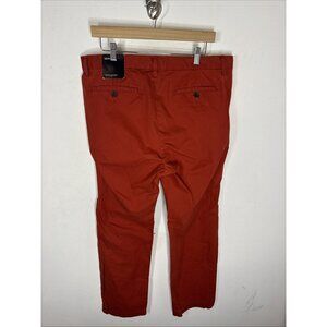 Banana Republic Emerson Chino Pants Men's 36x34 Red Straight Comfort